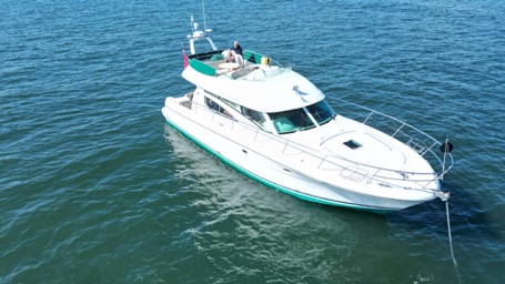 Rear deck with table